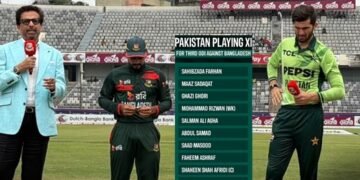 فیصلہ کن ون ڈے میں پاکستان نے ٹاس جیت کر فیلڈنگ کا فیصلہ کیا