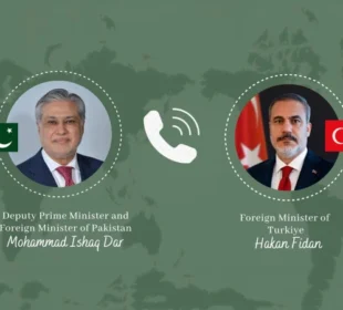 پاکستان اور ترکی کے وزرائے خارجہ کی ٹیلی فونک گفتگو، خطے کی کشیدگی پر تبادلہ خیال 4 پاکستان اور ترکی کے وزرائے خارجہ کی ٹیلی فونک گفتگو، خطے کی کشیدگی پر تبادلہ خیال