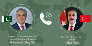 پاکستان اور ترکی کے وزرائے خارجہ کی ٹیلی فونک گفتگو، خطے کی کشیدگی پر تبادلہ خیال 22 پاکستان اور ترکی کے وزرائے خارجہ کی ٹیلی فونک گفتگو، خطے کی کشیدگی پر تبادلہ خیال