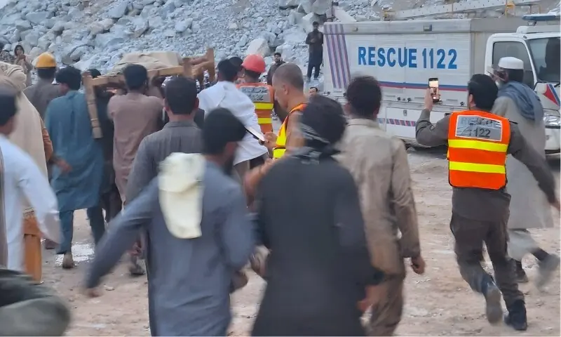 مردان: ماربل کان میں لینڈ سلائیڈنگ، 9 مزدور جاں بحق