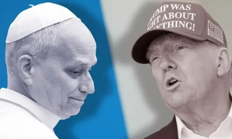  ویٹیکن: امریکا میں سابق صدر ڈونلڈ ٹرمپ اور کیتھولک مسیحیوں کے روحانی پیشوا پوپ لیو چہارم کے درمیان ایران سے متعلق پالیسی اور جنگی بیانات پر اختلافات سامنے آئے ہیں، جنہیں عالمی سطح پر اہم پیش رفت کے طور پر دیکھا جا رہا ہے۔ وائٹ ہاؤس میں صحافیوں سے گفتگو کرتے ہوئے ڈونلڈ ٹرمپ نے پوپ کے خارجہ پالیسی مؤقف پر سخت ردعمل دیتے ہوئے کہا کہ وہ اس سے متفق نہیں ہیں۔ ان کے مطابق پوپ کا نقطۂ نظر “کمزور” ہے اور ایران سے متعلق ان کے بیانات غیر متوازن تاثر دے سکتے ہیں۔ یہ تنازع اس وقت مزید بڑھ گیا جب پوپ لیو چہارم نے ایران کے خلاف سخت بیانات اور ممکنہ جنگی اقدامات پر تشویش ظاہر کی۔ پوپ نے کہا کہ جنگ سے پہلے سخت زبان استعمال کرنا خطے میں کشیدگی کو بڑھا سکتا ہے، اس لیے عالمی رہنماؤں کو امن کو ترجیح دینی چاہیے۔ ٹرمپ نے بعد ازاں اپنی سوشل میڈیا پوسٹ میں پوپ کے مؤقف پر تنقید کرتے ہوئے دعویٰ کیا کہ ویٹیکن کا رویہ سیاسی رنگ اختیار کر رہا ہے اور بعض بیانات ان کے خلاف جانبداری ظاہر کرتے ہیں۔ دوسری جانب ویٹیکن کے ایک سینئر عہدیدار نے پوپ کے مؤقف کا دفاع کرتے ہوئے کہا ہے کہ پوپ کا پیغام سیاسی نہیں بلکہ اخلاقی بنیادوں پر ہے، جس کا مقصد عالمی امن اور انسانی ہمدردی کو فروغ دینا ہے۔ تجزیہ کاروں کا کہنا ہے کہ اس کشیدگی کے اثرات صرف مذہبی اور سفارتی حلقوں تک محدود نہیں رہیں گے بلکہ یہ امریکی داخلی سیاست، خصوصاً کیتھولک ووٹرز کے رویے پر بھی اثر انداز ہو سکتے ہیں۔ اسی طرح واشنگٹن اور ویٹیکن کے تعلقات میں بھی مزید تناؤ کا امکان ظاہر کیا جا رہا ہے۔b74f93a