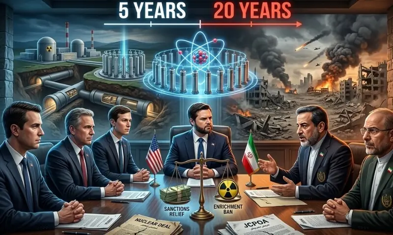 جوہری پروگرام: واشنگٹن 20 سالہ پابندی پر مصر، ایران 5 سال پر تیار