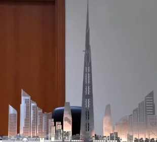 جدہ ٹاور کی تعمیر میں بڑی پیش رفت، 100 سے زائد منزلیں مکمل