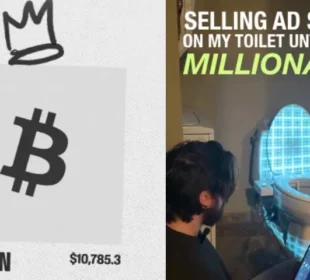 امریکی نوجوان کا انوکھا آئیڈیا: باتھ روم کو اشتہاری پلیٹ فارم بنا کر سوشل میڈیا پر دھوم