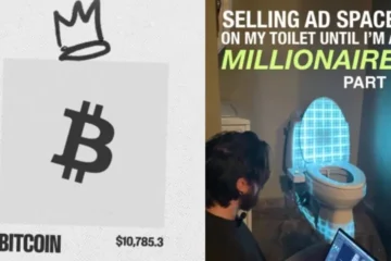 امریکی نوجوان کا انوکھا آئیڈیا: باتھ روم کو اشتہاری پلیٹ فارم بنا کر سوشل میڈیا پر دھوم