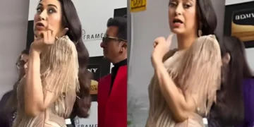 کرشمہ کپور کی ’انڈیاز بیسٹ ڈانسر‘ شو میں موجودگی، پاپارازی سے تلخ گفتگو