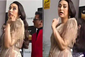 کرشمہ کپور کی ’انڈیاز بیسٹ ڈانسر‘ شو میں موجودگی، پاپارازی سے تلخ گفتگو