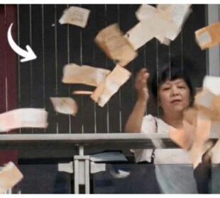 چین میں شوہر سے جھگڑے کے بعد خاتون نے لاکھوں کی رقم کھڑکی سے پھینک دی