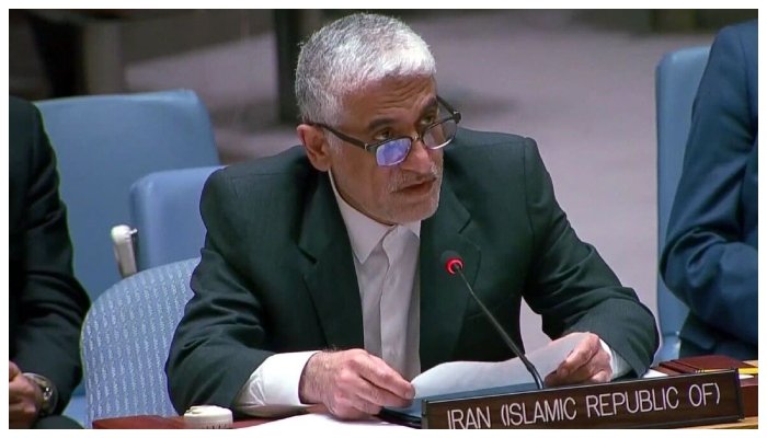 ایران کا اقوام متحدہ میں امریکا کے خلاف سخت احتجاج