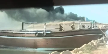 جنوبی ایران میں جہازوں کو آگ لگ گئی، ریسکیو آپریشن جاری