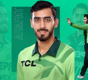 ون ڈے ڈیبیو میں عرفات منہاس کا تاریخی کارنامہ، پانچ وکٹیں لینے والے پہلے پاکستانی بن گئے