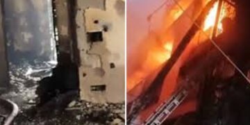 دارالحکومت میں افسوسناک واقعہ، رہائشی عمارت آگ کی لپیٹ میں