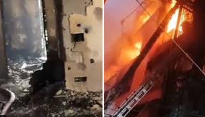 دارالحکومت میں افسوسناک واقعہ، رہائشی عمارت آگ کی لپیٹ میں