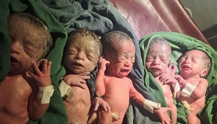 ایتھوپیا میں 12 سال بعد خاتون کے ہاں بیک وقت پانچ بچوں کی پیدائش