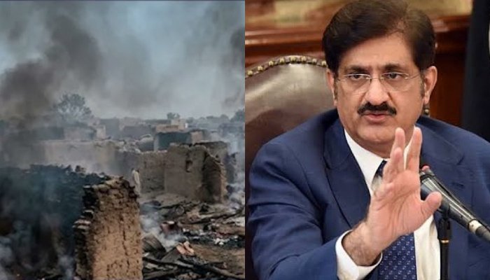 جیکب آباد: پسند کی شادی پر گاؤں نذرِ آتش، وزیراعلیٰ سندھ کا نوٹس