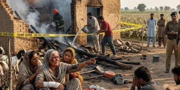 بکریوں کے تنازع پر مبینہ تشدد، گھروں کو آگ لگانے اور مویشی لے جانے کا الزام