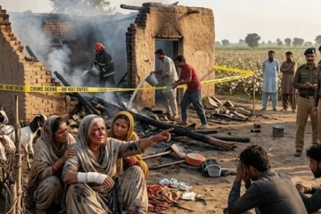 بکریوں کے تنازع پر مبینہ تشدد، گھروں کو آگ لگانے اور مویشی لے جانے کا الزام