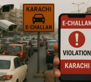 کراچی: فیس لیس ای ٹکٹنگ کے تحت ہزاروں گاڑیاں بلیک لسٹ، یکم جولائی سے کریک ڈاؤن کا اعلان 2 کراچی: فیس لیس ای ٹکٹنگ کے تحت ہزاروں گاڑیاں بلیک لسٹ، یکم جولائی سے کریک ڈاؤن کا اعلان