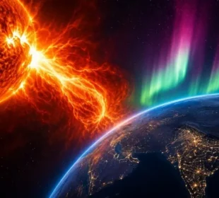سورج سے آنے والے طاقتور شمسی طوفان کا امکان، جی3 جیو میگنیٹک الرٹ جاری 1 سورج سے آنے والے طاقتور شمسی طوفان کا امکان، جی3 جیو میگنیٹک الرٹ جاری
