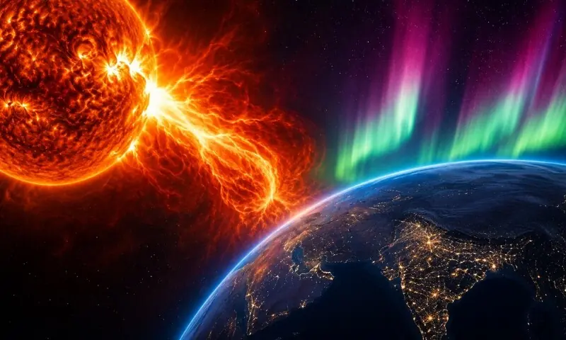 سورج سے آنے والے طاقتور شمسی طوفان کا امکان، جی3 جیو میگنیٹک الرٹ جاری