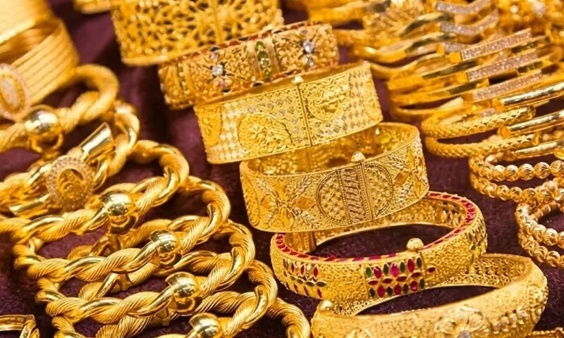 سونے کی قیمت میں دوبارہ اضافہ، فی تولہ نرخ نئی بلند سطح پر پہنچ گئے