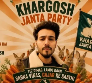 کاکروچ جنتا پارٹی کے جواب میں خرگوش جنتا پارٹی میدان میں آگئی