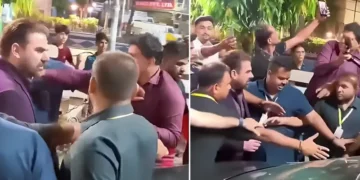 ارباز خان کی گاڑی میں نامعلوم شخص کی اچانک گھسنے کی کوشش، سیکیورٹی ٹیم حرکت میں آگئی 1 ارباز خان کی گاڑی میں نامعلوم شخص کی اچانک گھسنے کی کوشش، سیکیورٹی ٹیم حرکت میں آگئی
