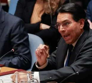 اقوامِ متحدہ میں اسرائیلی سفارت کار اور اعلیٰ عہدیدار کے درمیان تلخ جملوں کا تبادلہ 6 اقوامِ متحدہ میں اسرائیلی سفارت کار اور اعلیٰ عہدیدار کے درمیان تلخ جملوں کا تبادلہ