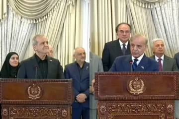 پاکستان ایران کے ساتھ کھڑا ہے، شہباز شریف کا مشترکہ پریس کانفرنس میں اظہارِ یکجہتی
