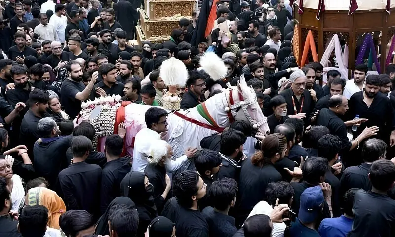 نو محرم: ملک بھر میں ماتمی جلوس آج برآمد ہوں گے، سیکیورٹی ہائی الرٹ