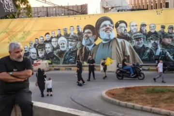 بیروت میں حزب اللہ کے حامی سڑکوں پر، امن فریم ورک کے خلاف نعرے