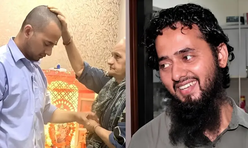 آیوش ملک نے دوبارہ سناتن دھرم اختیار کرنے کا اعلان، مذہب تبدیلی کا مقدمہ بدستور زیرِ تفتیش