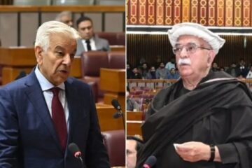 محمود خان اچکزئی کی موجودگی پر خواجہ آصف کا انوکھا تبصرہ