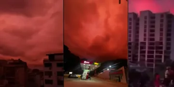 وینزویلا میں آسمان کا سرخ رنگ — سائنسی وضاحت کے باوجود سوشل میڈیا پر قیاس آرائیاں