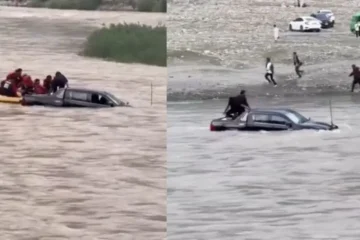 ناران: ٹک ٹاک ویڈیو کی کوشش میں دریا میں گاڑی لے جانے والے 4 افراد کے خلاف مقدمہ درج