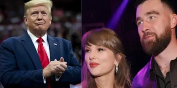 ٹیلر سوئفٹ کی شادی یا سیاسی ڈرامہ؟ ٹرمپ کے مبینہ پیغام نے ہلچل مچا دی! 39 ٹیلر سوئفٹ کی شادی یا سیاسی ڈرامہ؟ ٹرمپ کے مبینہ پیغام نے ہلچل مچا دی!