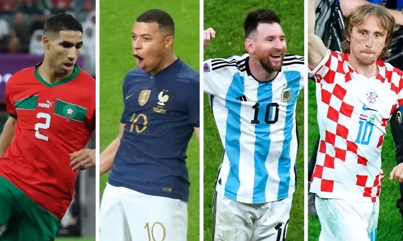 فیفا ورلڈ کپ 2026: سیمی فائنل کی چار ٹیمیں سامنے آگئیں