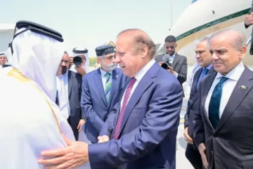 شہباز شریف اور نواز شریف تعزیت کے لیے قطر پہنچ گئے