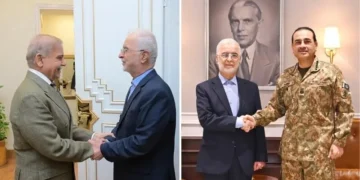 ایرانی وزیر داخلہ کی وزیراعظم اور فیلڈ مارشل عاصم منیر سے ملاقات، علاقائی صورتحال پر تبادلہ خیال 33 ایرانی وزیر داخلہ کی وزیراعظم اور فیلڈ مارشل عاصم منیر سے ملاقات، علاقائی صورتحال پر تبادلہ خیال