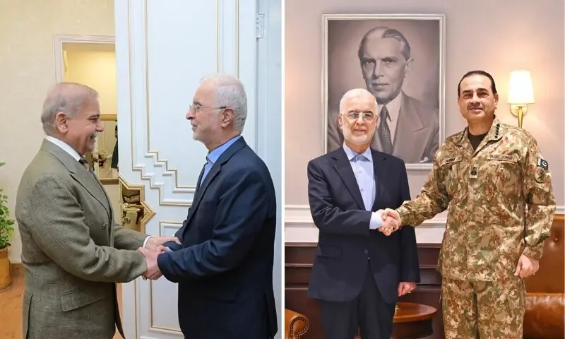 ایرانی وزیر داخلہ کی وزیراعظم اور فیلڈ مارشل عاصم منیر سے ملاقات، علاقائی صورتحال پر تبادلہ خیال