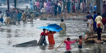 سندھ میں آسمانی طوفان! موسلا دھار بارش نے کئی شہر ڈبو دیے، بجلی کا نظام درہم برہم 7 سندھ میں آسمانی طوفان! موسلا دھار بارش نے کئی شہر ڈبو دیے، بجلی کا نظام درہم برہم