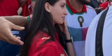 مراکش کی ورلڈکپ میں شکست، نورا فتحی جذبات پر قابو نہ رکھ سکیں