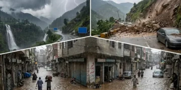 بادل برسنے کو تیار، لینڈ سلائیڈنگ اور سیلاب کا الرٹ جاری