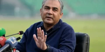 کارکردگی نہ دکھانے والے کھلاڑیوں کی جگہ نئے چہروں کو موقع دیں گے: محسن نقوی 36 کارکردگی نہ دکھانے والے کھلاڑیوں کی جگہ نئے چہروں کو موقع دیں گے: محسن نقوی