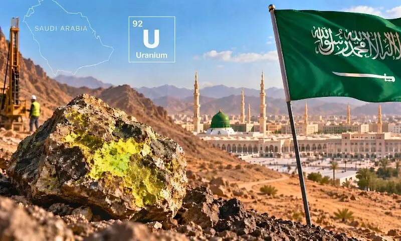 مدینہ منورہ کے قریب یورینیئم اور معدنی ذخائر کی بڑی دریافت 1 مدینہ منورہ کے قریب یورینیئم اور معدنی ذخائر کی بڑی دریافت