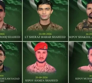 ہنگو: سیکیورٹی فورسز کی کارروائی، 6 اہلکار شہید، 8 دہشت گرد ہلاک 10 ہنگو: سیکیورٹی فورسز کی کارروائی، 6 اہلکار شہید، 8 دہشت گرد ہلاک