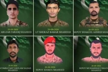 ہنگو: سیکیورٹی فورسز کی کارروائی، 6 اہلکار شہید، 8 دہشت گرد ہلاک