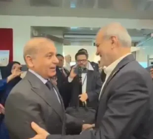 شہباز شریف کی ایرانی صدر سے ملاقات، پاک ایران تعلقات اور علاقائی صورتحال پر بات چیت 6 شہباز شریف کی ایرانی صدر سے ملاقات، پاک ایران تعلقات اور علاقائی صورتحال پر بات چیت