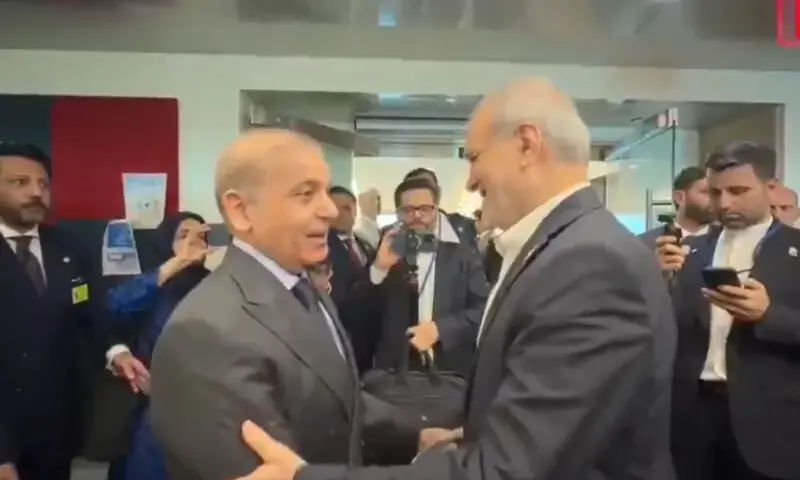 شہباز شریف کی ایرانی صدر سے ملاقات، پاک ایران تعلقات اور علاقائی صورتحال پر بات چیت 1 شہباز شریف کی ایرانی صدر سے ملاقات، پاک ایران تعلقات اور علاقائی صورتحال پر بات چیت