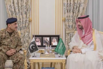 عاصم منیر کی سعودی وزیر دفاع سے ملاقات، حملوں کے خلاف مشترکہ کوششیں جاری رکھنے پر اتفاق